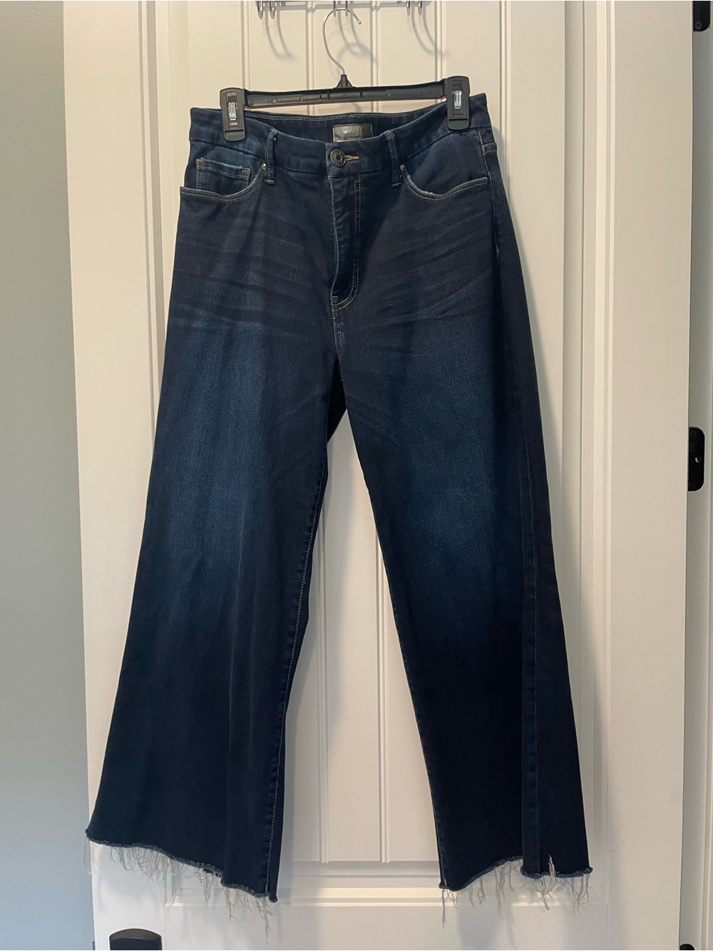 KUT From the Kloth Meg Fab Ab Wide Leg High Rise Denim